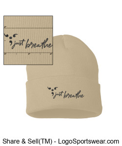 Winter Love Beanie Design Zoom